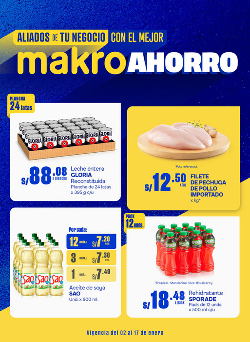Catálogo digital N01 tiendas Huacho, Chincha, Ica y Cañete. Makro